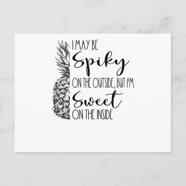 Carte Postale Ananas de vacances Tropical Hawaii dire été (Devant)