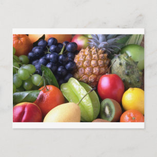 Carte Postale Ananas Fruit Jaune Dessert Sucré Dessert Alimentat