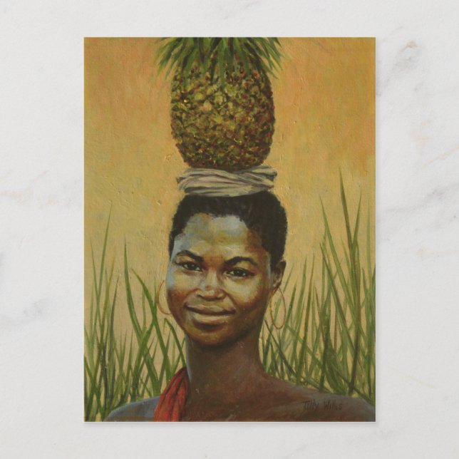 Carte Postale Ananas Girl 2004 (Devant)