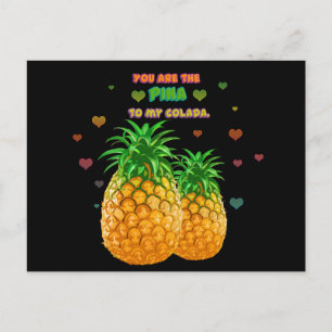 Carte Postale Ananas Pina Colada