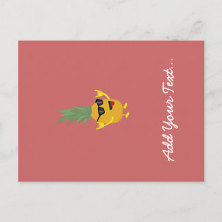 Carte Postale ananas rock'n'roll