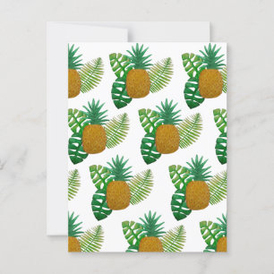 Carte Postale Ananas tropicaux