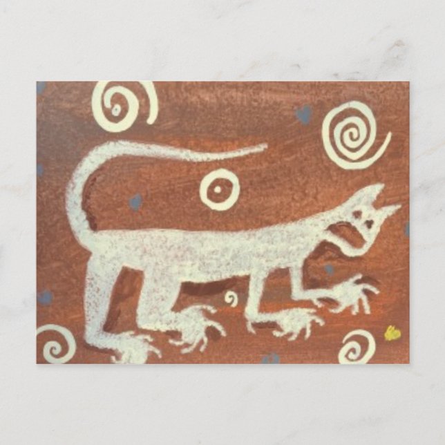 Carte Postale Anasazi Petroglyph Mountain Lion, (Devant)