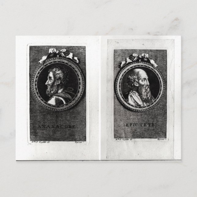 Carte Postale Anaxagore et épictète (Devant)