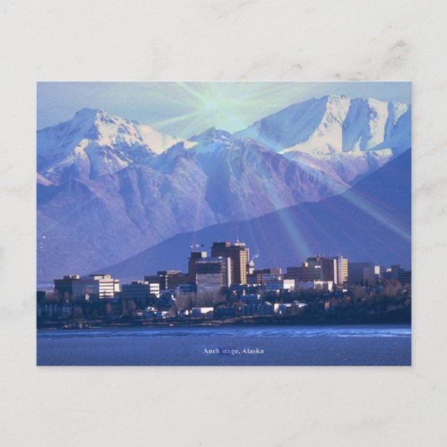 Carte Postale Anchorage, Alaska (Devant)