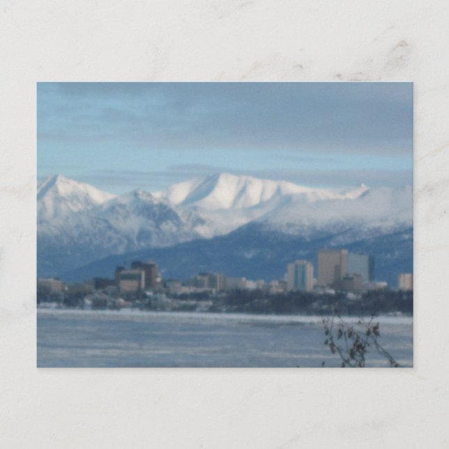 CARTE POSTALE ANCHORAGE ALASKA (Devant)