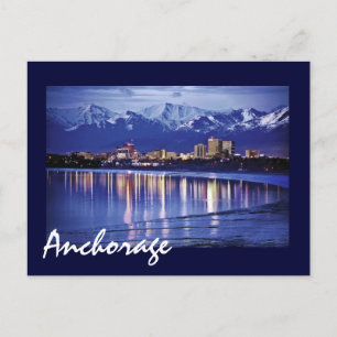 Carte Postale Anchorage, Alaska, États-Unis