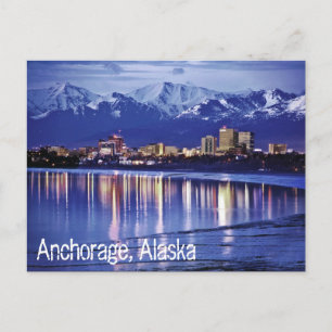 Carte Postale Anchorage, Alaska, États-Unis