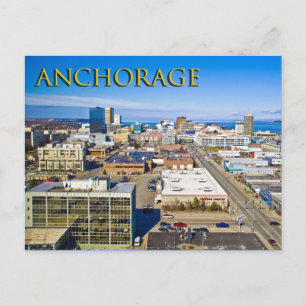 Carte Postale Anchorage, Alaska, États-Unis