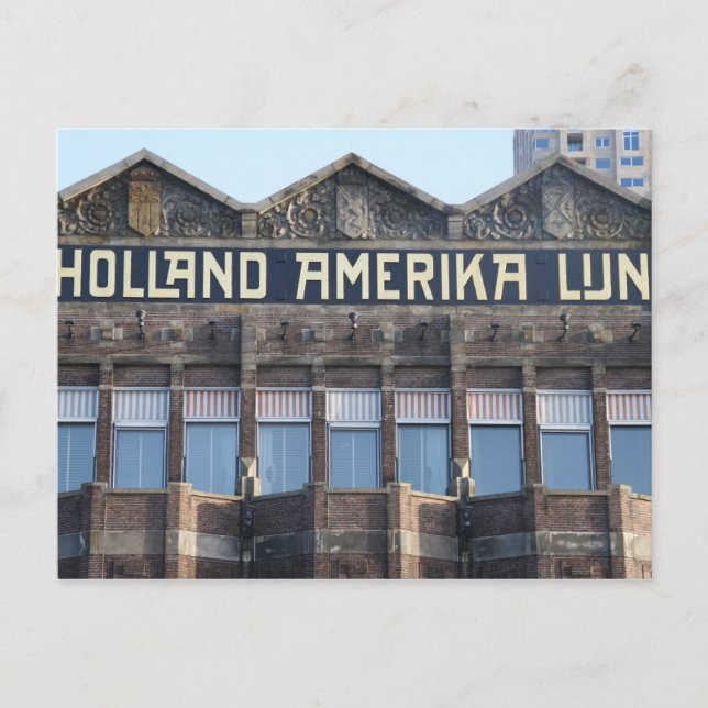 Carte Postale Ancien bureau HAL, Rotterdam (Devant)