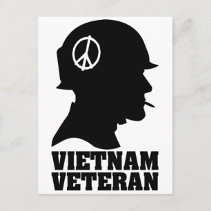 Carte Postale Ancien combattant de la guerre du Vietnam