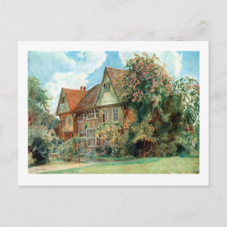 Carte Postale Ancien Cottage De Pays Par Herbert Alexander