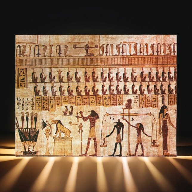 Carte Postale Ancien Égyptien Mort Tribunal de Mort Maat Godess (Créateur téléchargé)