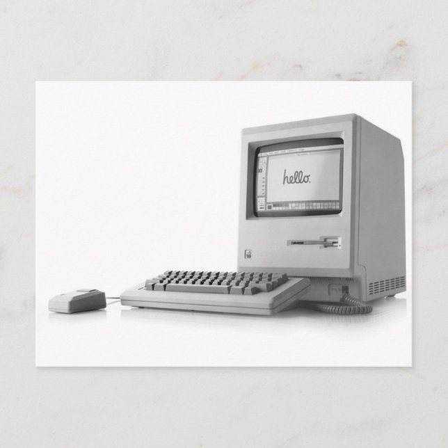 Carte Postale Ancien ordinateur (Devant)