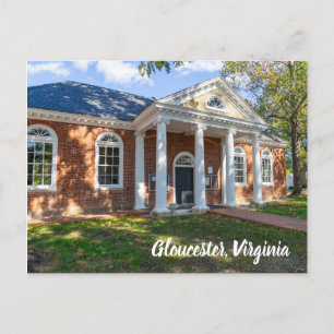 Carte Postale Ancien palais de justice à Gloucester, Virginie