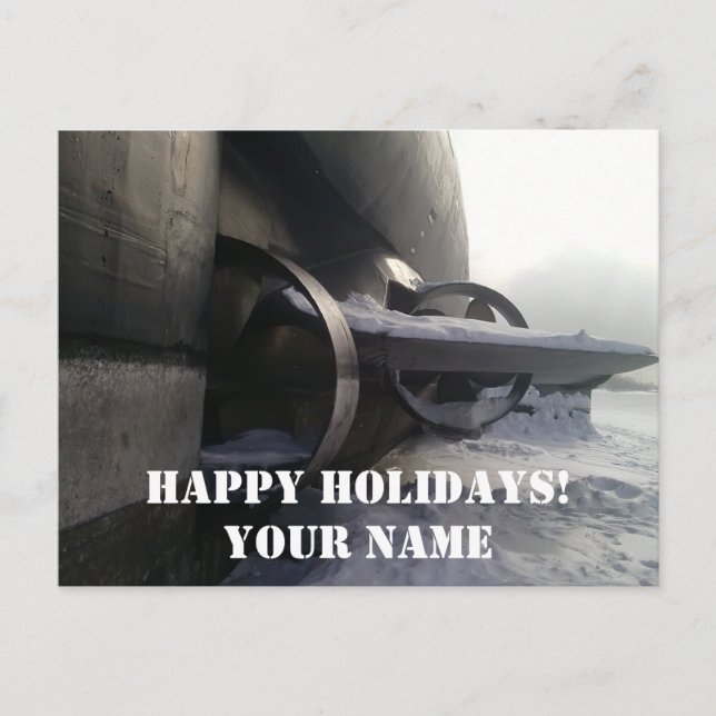 Carte Postale Ancien sous-marin (Devant)