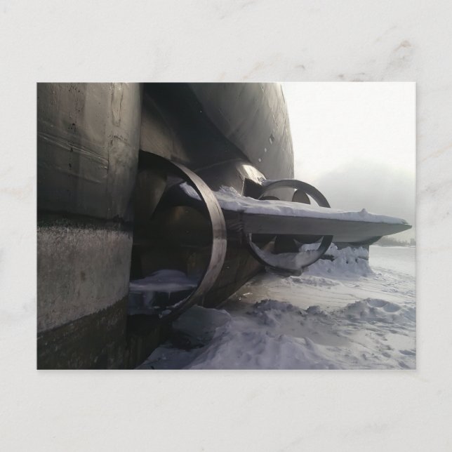 Carte Postale Ancien sous-marin (Devant)