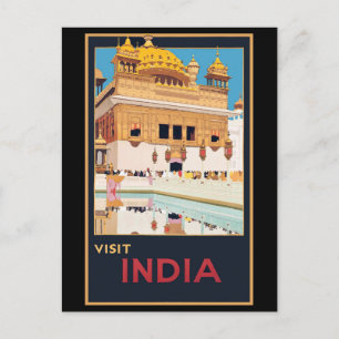 Carte Postale Ancien temple en Inde