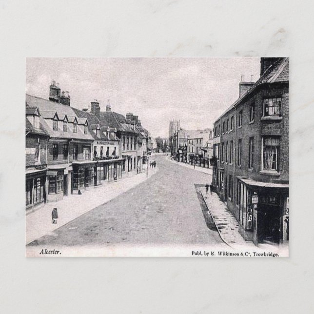 Carte postale ancienne - Alcester, Warwickshire (Devant)