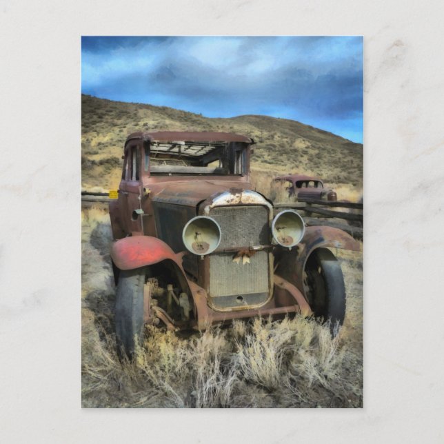 Carte Postale Ancienne automobile de minuterie (Devant)