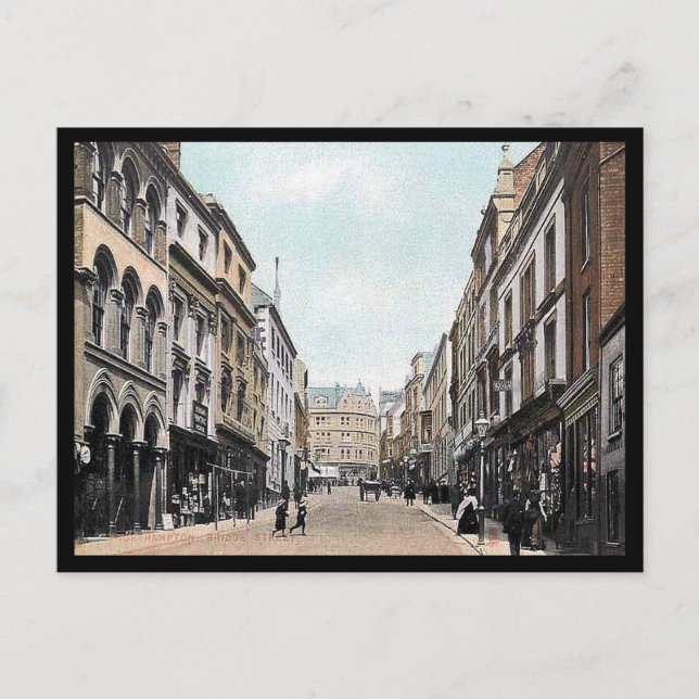Carte postale ancienne - Bridge Street, Northampto (Devant)