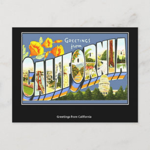 Carte postale ancienne Californie