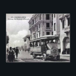 Carte postale ancienne - Casablanca, Maroc<br><div class="desc">L'image sur cette carte postale a été reproduite à partir d'une carte postale de 1921 de l'avenue du Général d'Amade,  Casablanca,  Maroc.</div>