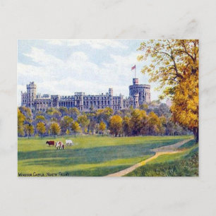 Carte postale ancienne - Château de Windsor, façad