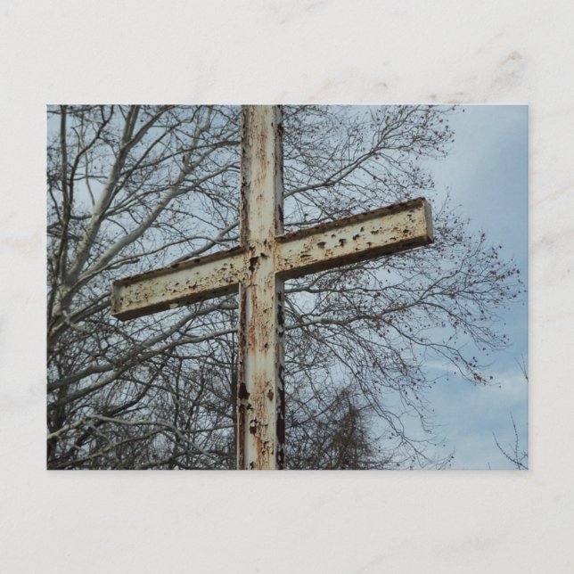 Carte Postale Ancienne croix robuste (Devant)