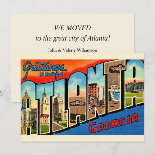 Carte postale ancienne d'Atlanta Géorgie