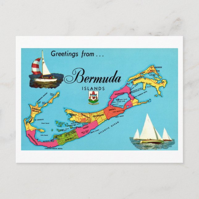 Carte postale ancienne de Bermudes (Devant)