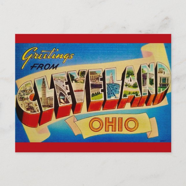 Carte postale ancienne de Cleveland Ohio (Devant)