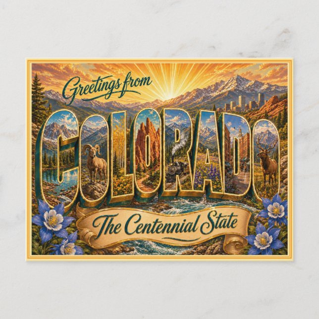 Carte postale ancienne de Colorado (Devant)