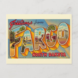 Carte postale ancienne de Fargo ND
