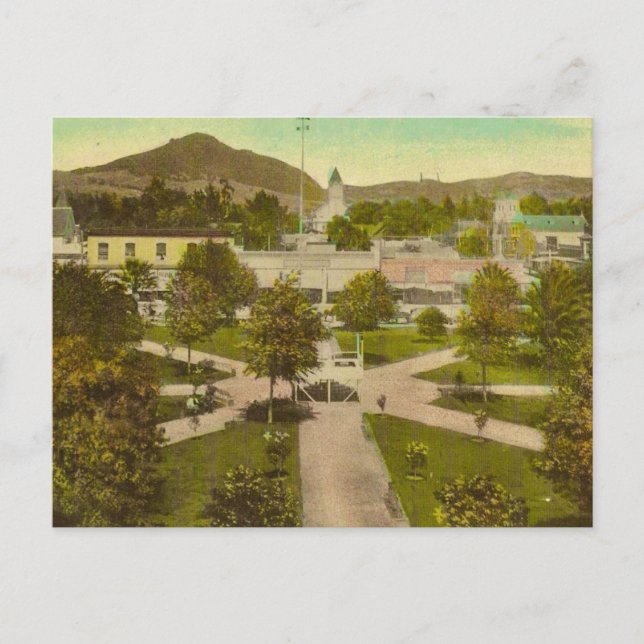 Carte postale ancienne de Healdsburg CA (Devant)