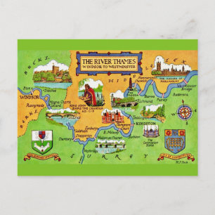 Carte postale ancienne de la Tamise