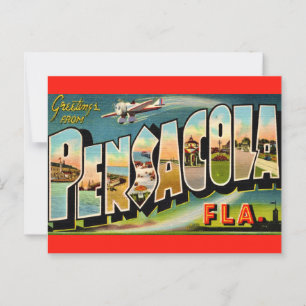 Carte postale ancienne de Pensacola Floride