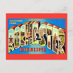 Carte postale ancienne de Rochester Minn