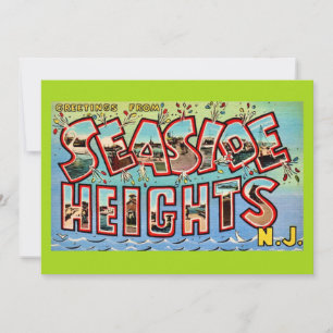 Carte postale ancienne de Seaside Heights NJ 5x7