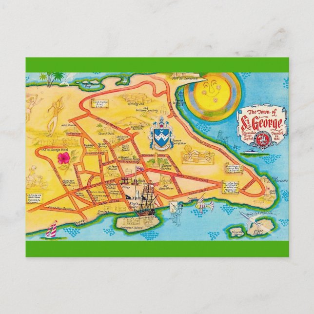 Carte postale ancienne de St George Bermudes (Devant)