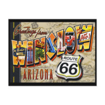 Carte postale ancienne de Winslow Arizona
