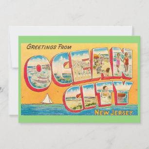 Carte postale ancienne d'Ocean City NJ 5x7