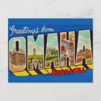 Carte postale ancienne d'Omaha Nebraska