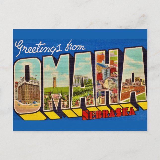 Carte postale ancienne d'Omaha Nebraska (Devant)