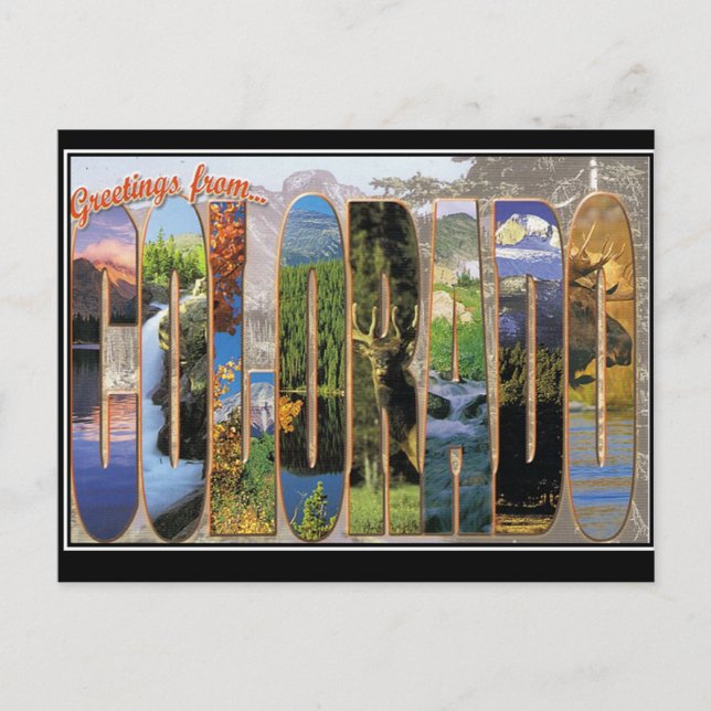 Carte postale ancienne du Colorado (Devant)
