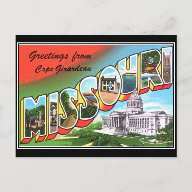 Carte postale ancienne du Missouri (Devant)