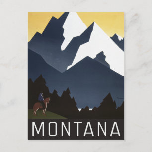 Carte postale ancienne du Montana