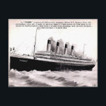 Carte postale ancienne française - Le "Titanic"<br><div class="desc">L'image sur cette carte postale a été reproduite à partir d'une ancienne carte postale française du Titanic.</div>