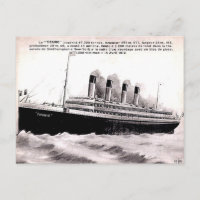 Carte postale ancienne française - Le "Titanic"