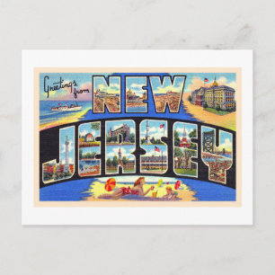 Carte postale ancienne grand format de l'État du N